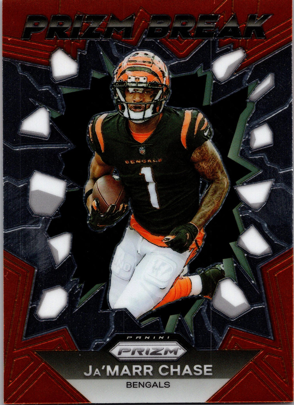 2023 Panini Prizm #PB-10 Ja'Marr Chase Prizm Break