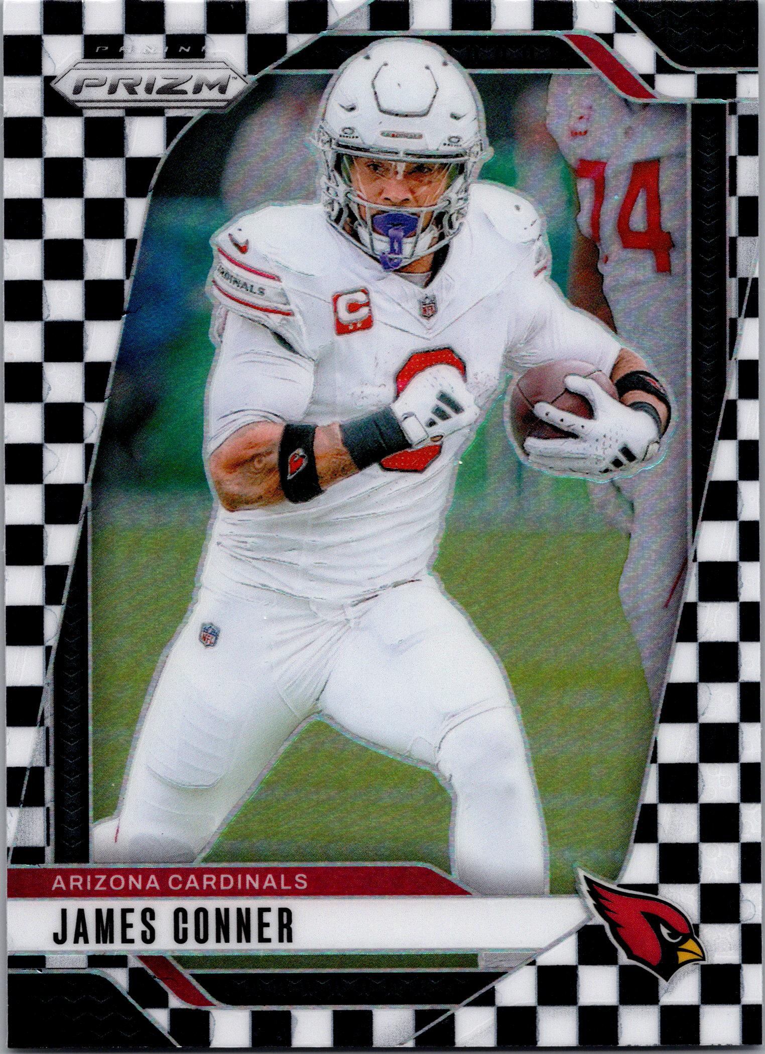 2024 Panini Prizm #2 James Conner Black and White Checker