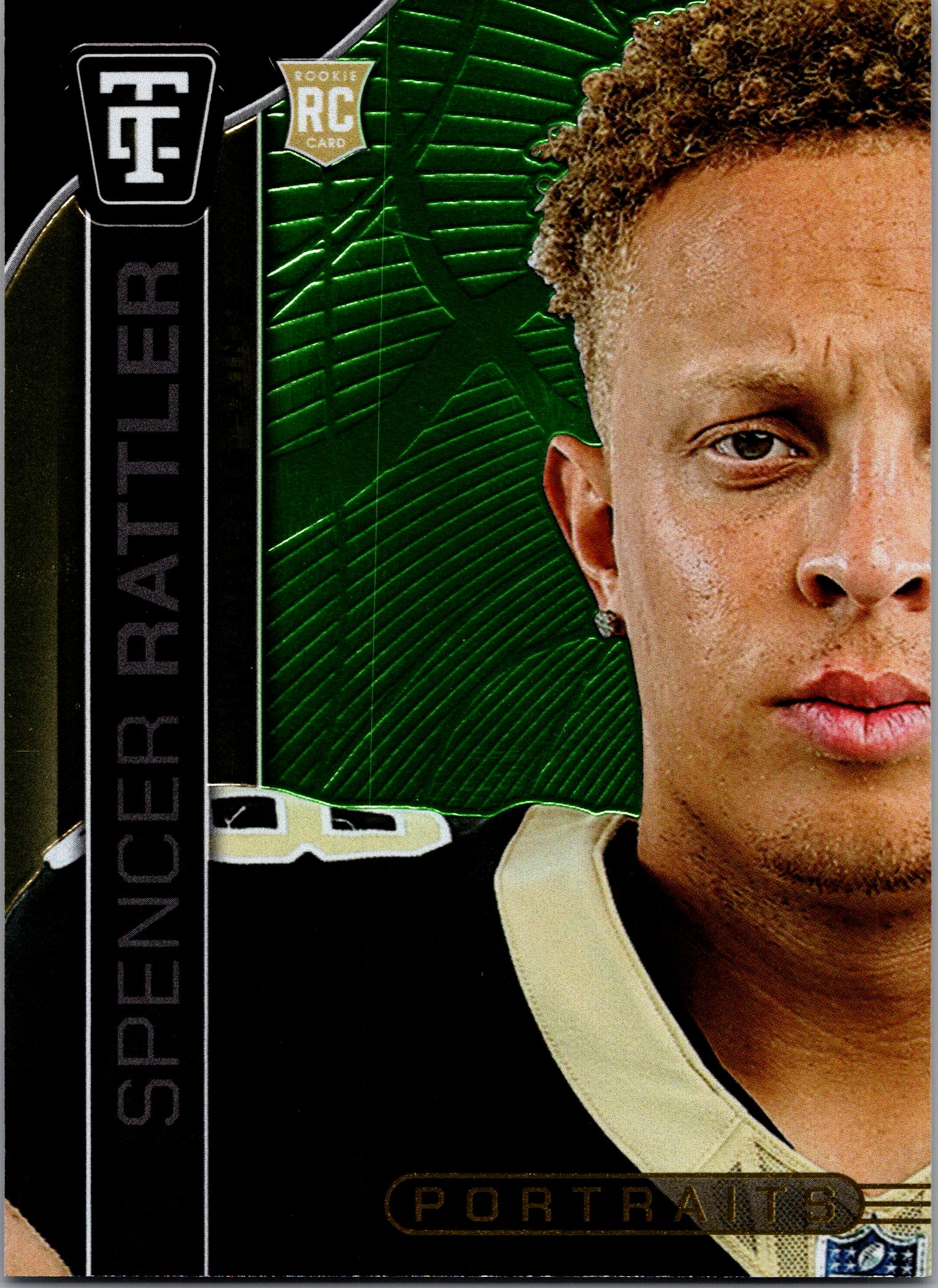 2024 Panini Totally Certified Spencer Rattler Green /299