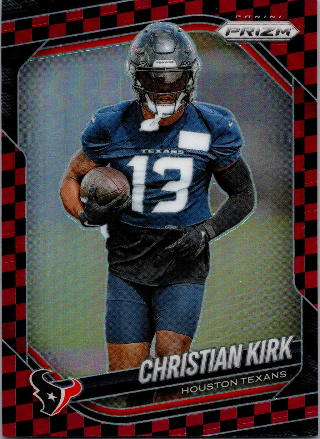 2025 Panini Prizm #3 Christian Kirk Black and Red Checker