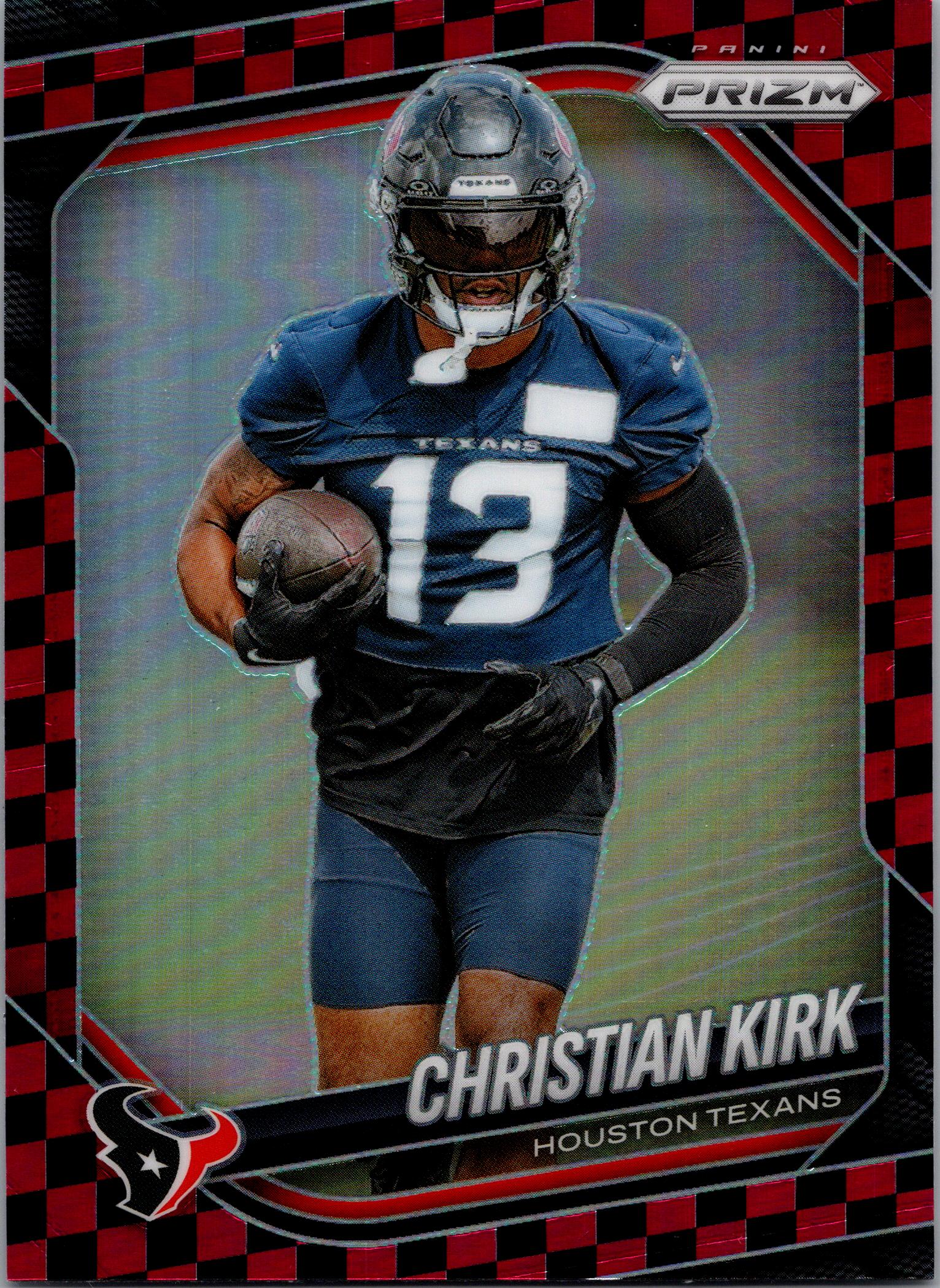 2025 Panini Prizm #3 Christian Kirk Black and Red Checker