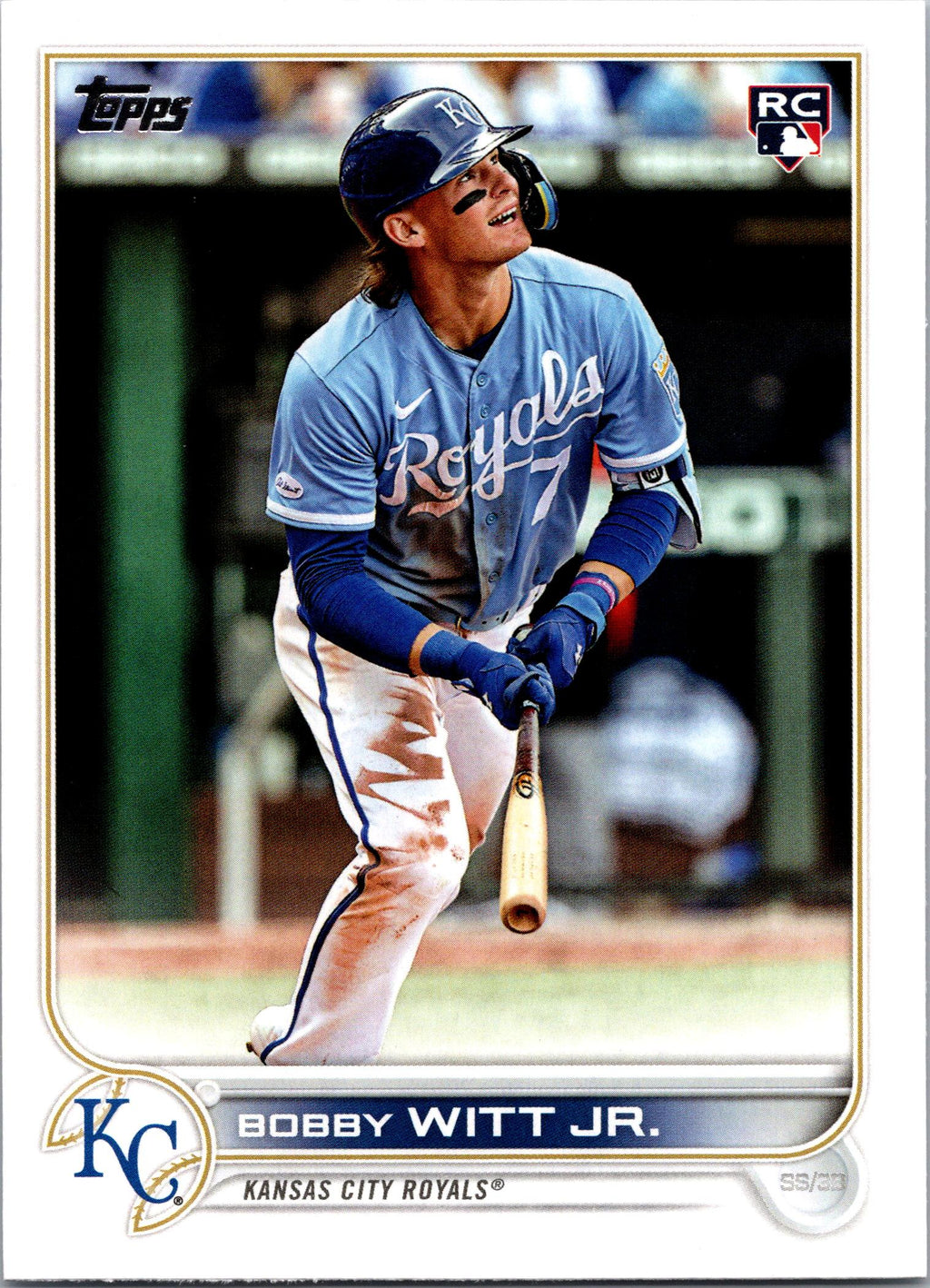 2022 Topps Update #US100 Bobby Witt Jr.