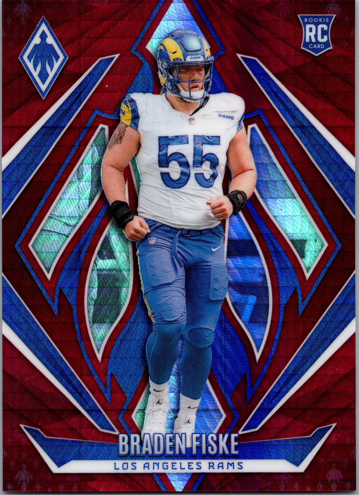2024 Panini Phoenix #160 Braden Fiske Red Hyper #/140