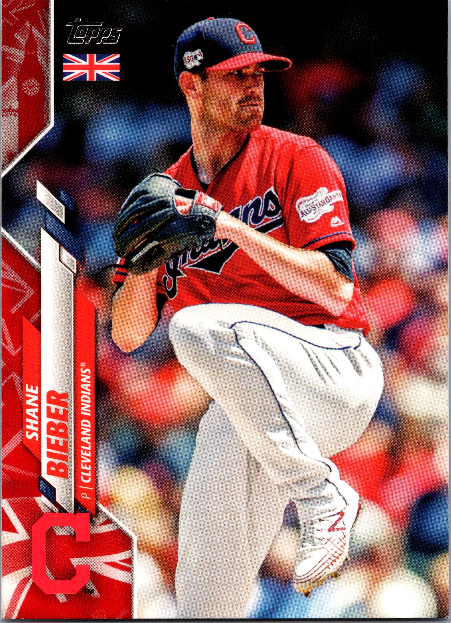 2020 Topps UK Edition #191 Shane Bieber