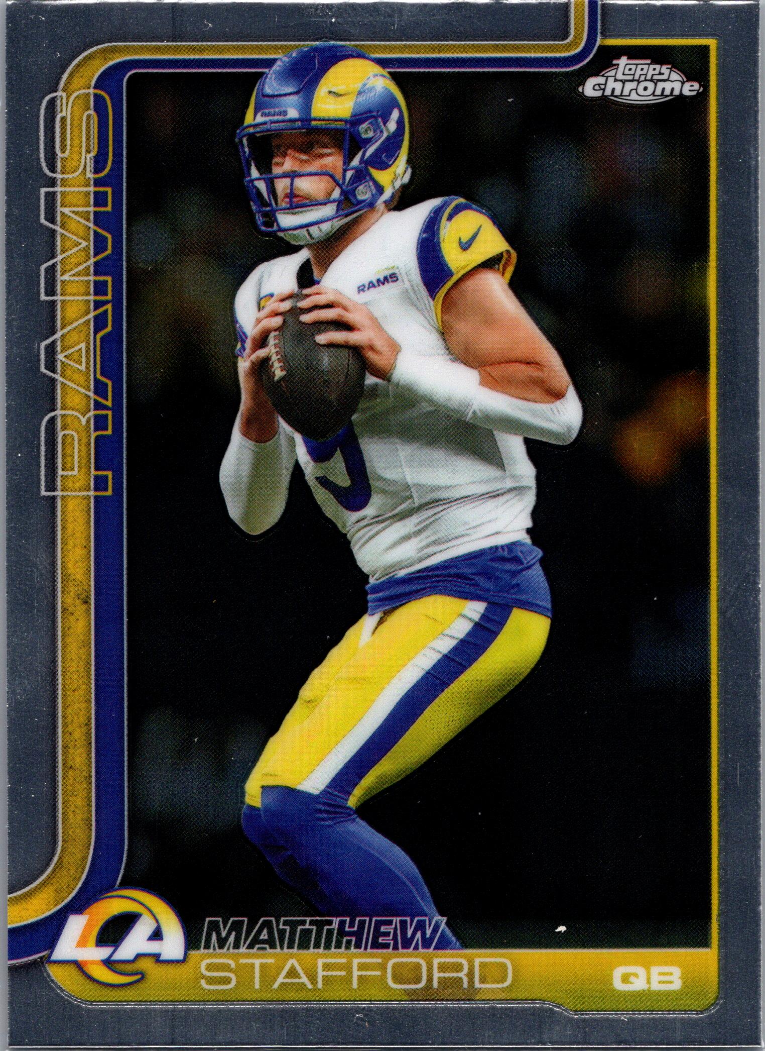 2025 Topps Chrome #169 Matthew Stafford