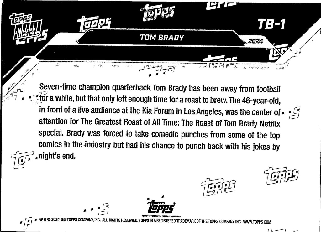 2024 Topps Now #TB1 Tom Brady