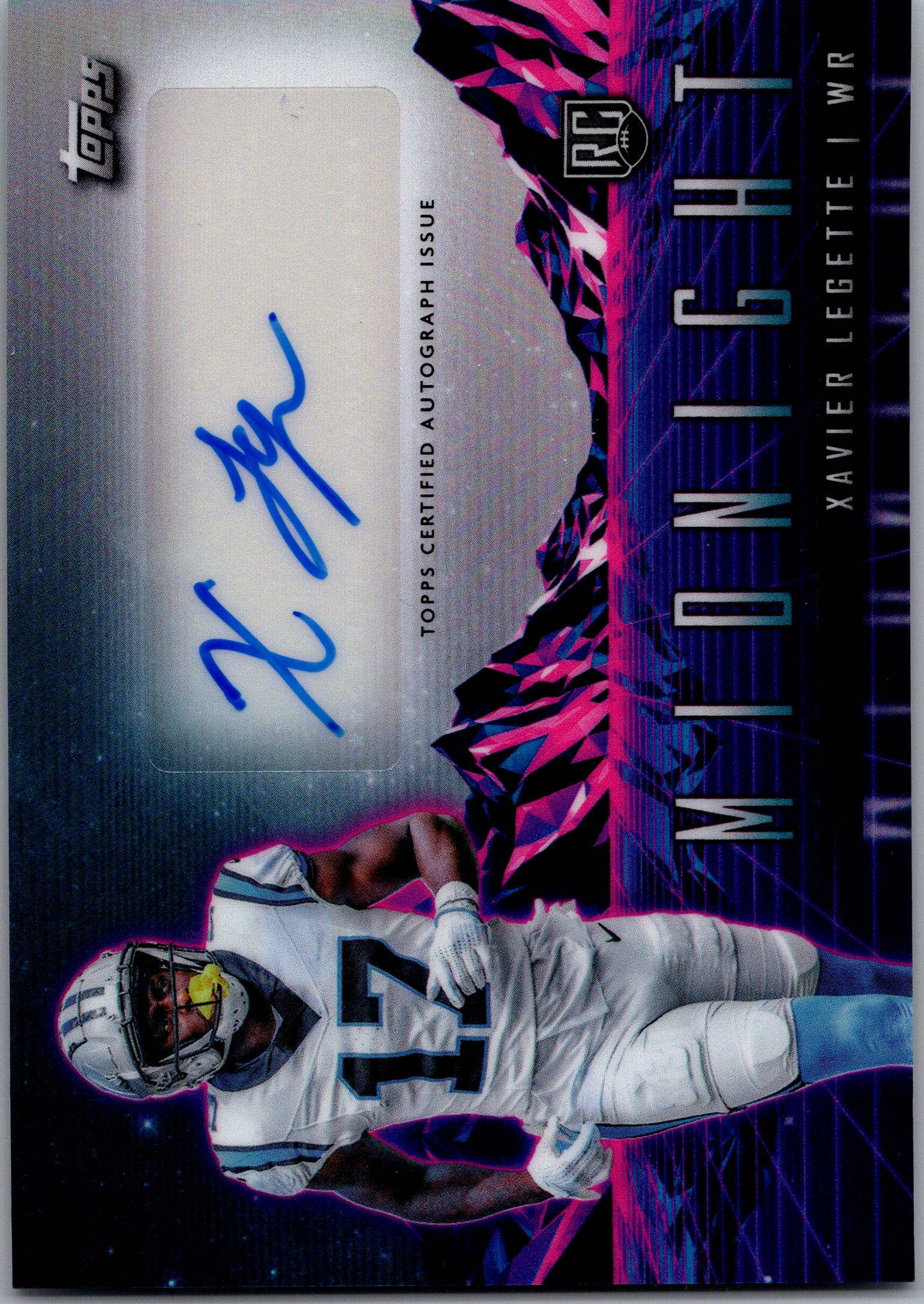 2024 Topps Midnight #RHS-XL Xavier Legette Rookie Auto