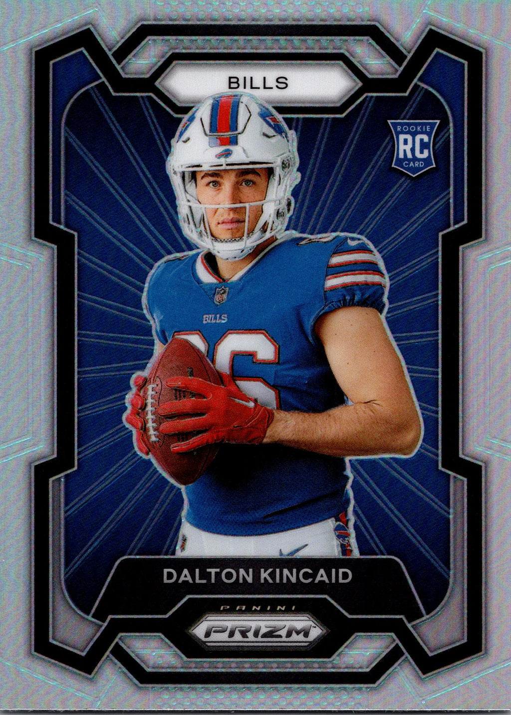 2023 Panini Prizm #324 Dalton Kincaid Rookie Variations Prizms Silver