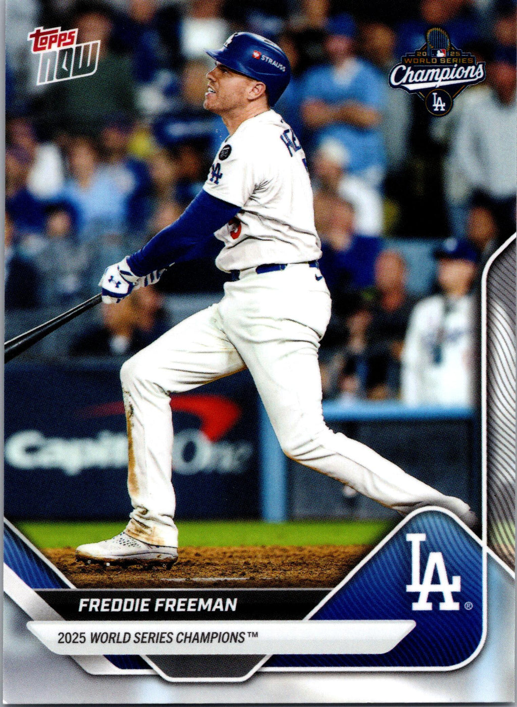 2025 Topps Now World Series Champions Los Angeles Dodgers #WS-5 Freddie Freeman