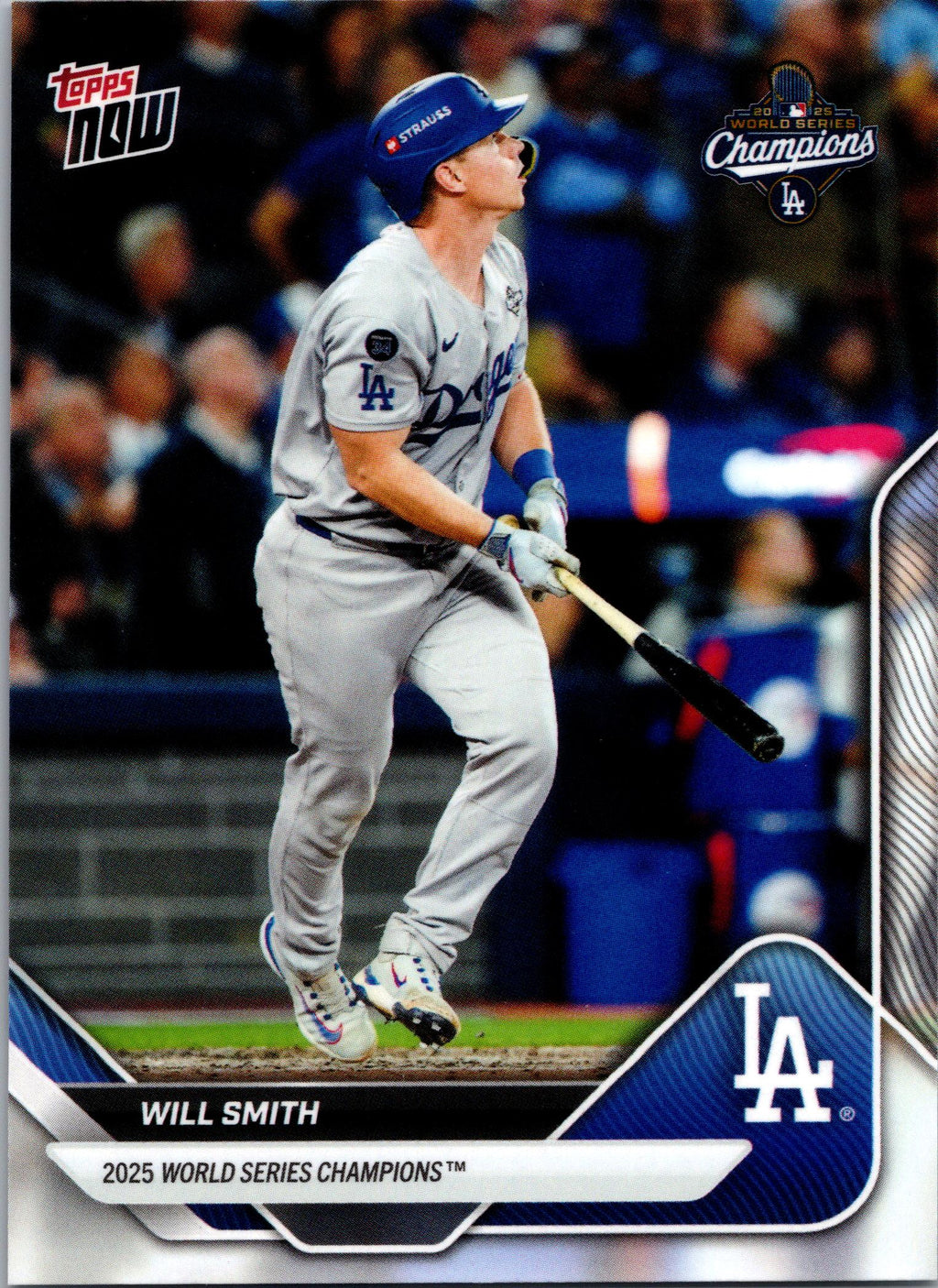 2025 Topps Now World Series Champions Los Angeles Dodgers #WS-6 Will Smith